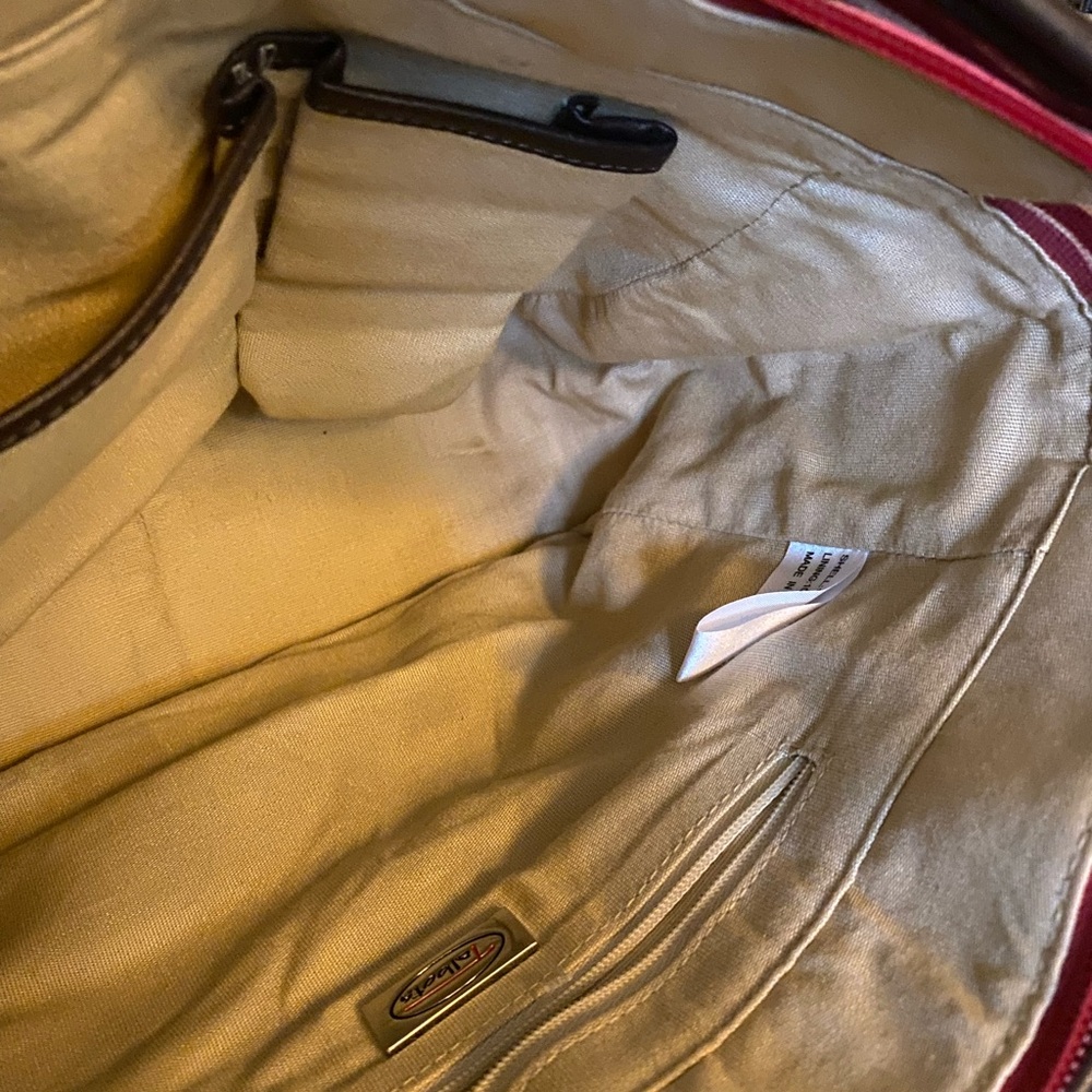 Talbots Canvas Tote with Zipper closure - Picture 5 of 12